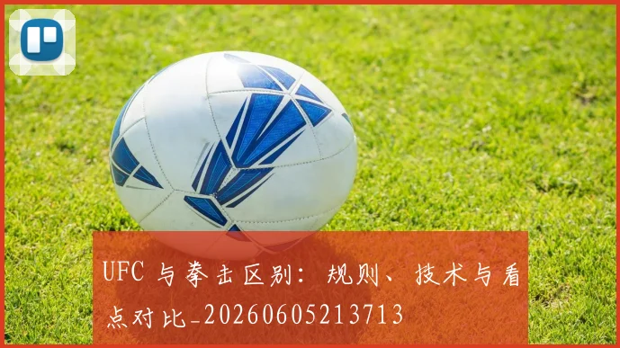 UFC 与拳击区别：规则、技术与看点对比_20260605213713